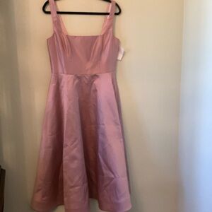 Dessy Collection  by Vivian Diamond sweet peach evening gown